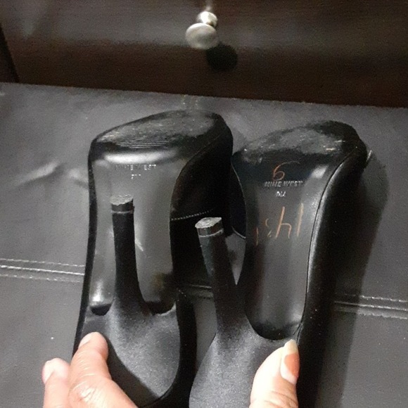 Nine West Faux Satin Highheel Shoes - Picture 8 of 8